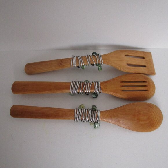 bamboo serving utensils - Picture 3 of 5